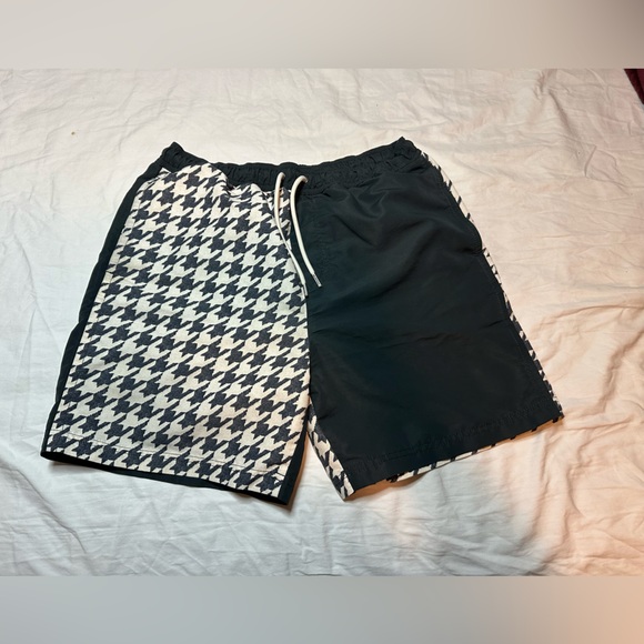 Coach Black and White Athletic Shorts - Picture 1 of 5
